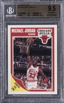 1989-90 Fleer #21 Michael Jordan - BGS GEM MINT 9.5